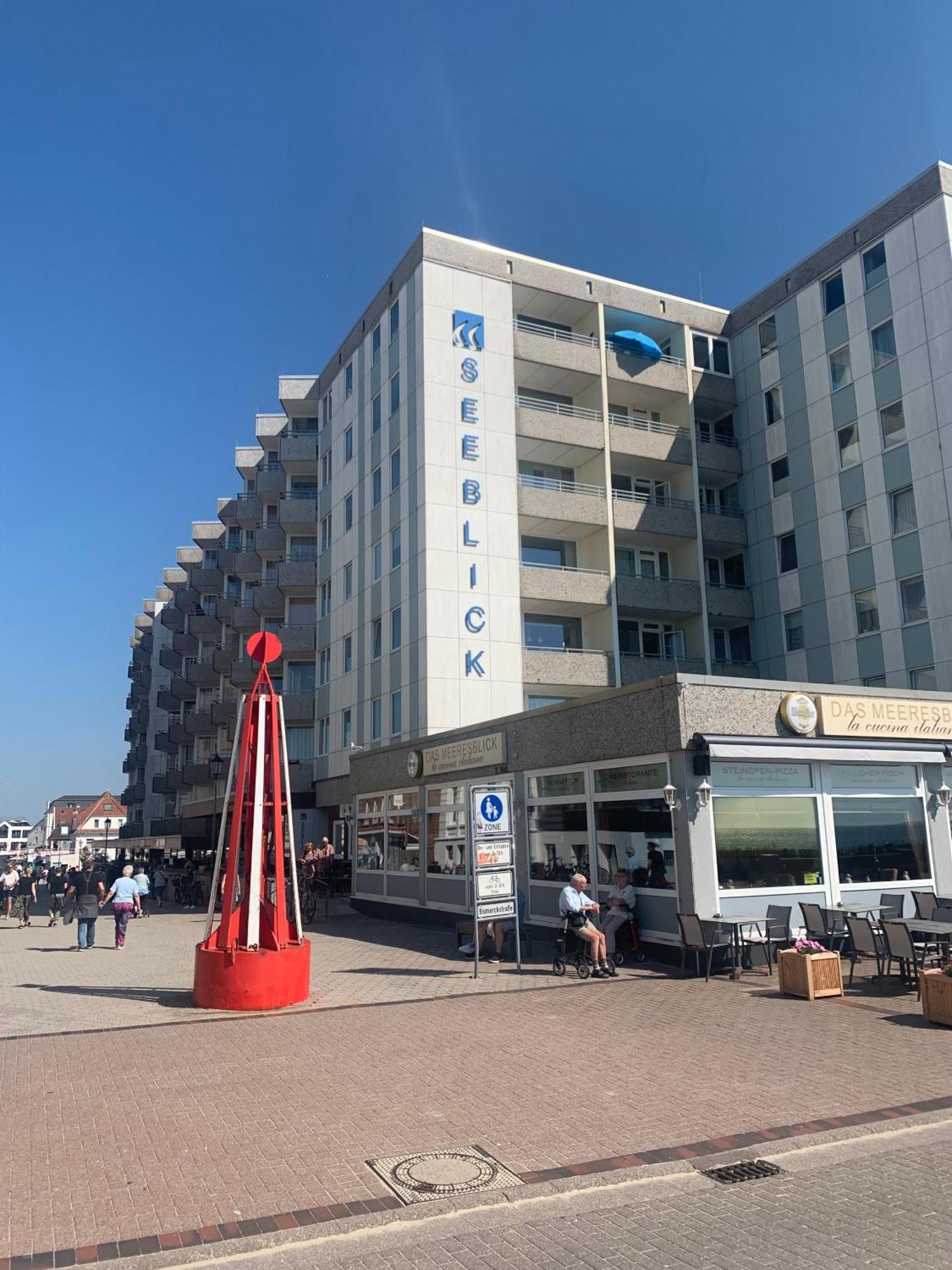 Strandblick Im Haus Seeblick Bismarckstrasse Боркум Екстериор снимка